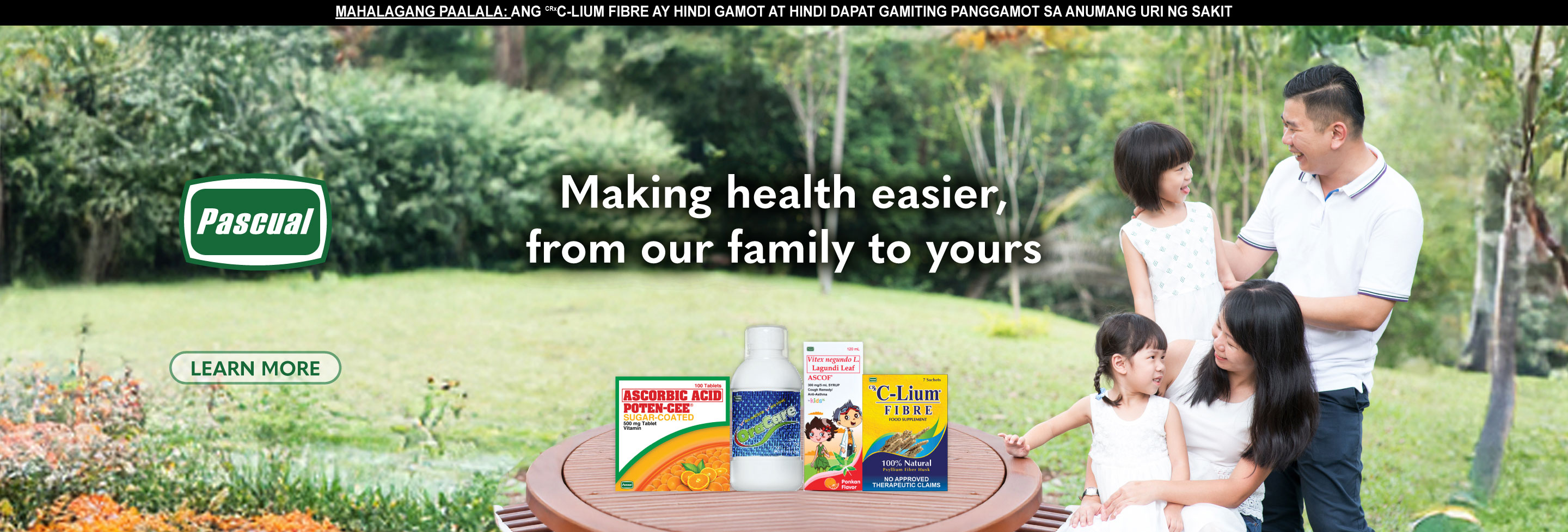 Making health easier, from our family to yours