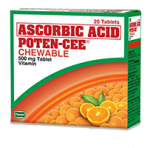 Poten-Cee Chewable Ascorbic Acid 500mg Tablet (20's)