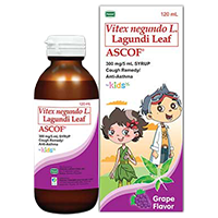 ASCOF Lagundi Syrup GRAPE (300mg/5mL) ASCOF Lagundi Syrup GRAPE (300mg/5mL)