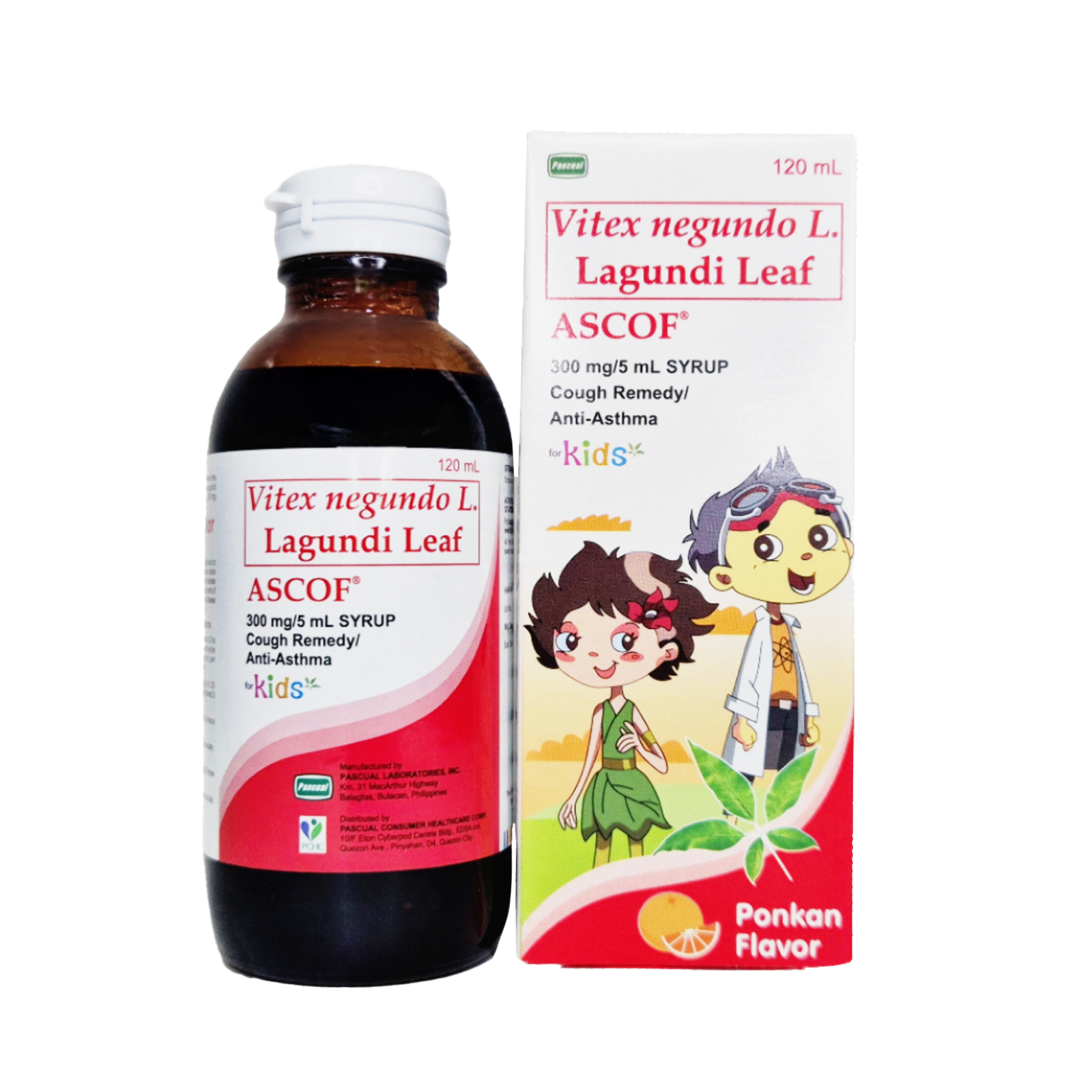 ASCOF Lagundi Syrup PONKAN (300mg/5mL)