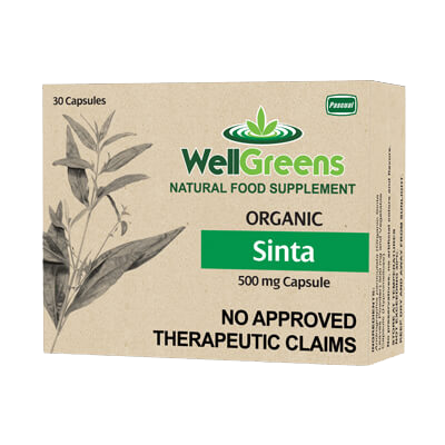 WellGreens Organic Sinta Capsules 500 mg (30s)