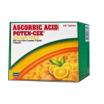 Poten-Cee Film Coated/Sugar-Free Ascorbic Acid 500mg Tablet (100's)