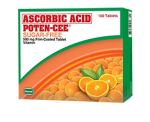 Poten-Cee Film Coated/Sugar-Free Ascorbic Acid 500mg Tablet (100's)