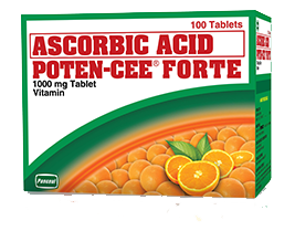 Poten-Cee Forte Ascorbic Acid 1000mg Tablet (100's)