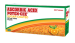 Poten-Cee Candy-coated / Sugar-coated Ascorbic acid 500mg Tablet (500's) Poten-Cee Candy-coated / Sugar-coated Ascorbic acid 500mg Tablet (500's)