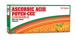 Poten-Cee Chewable Ascorbic Acid 500mg Tablet (100's)