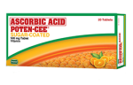 Poten-Cee Candy-coated / Sugar-coated Ascorbic Acid 500 mg Tablet (20's)