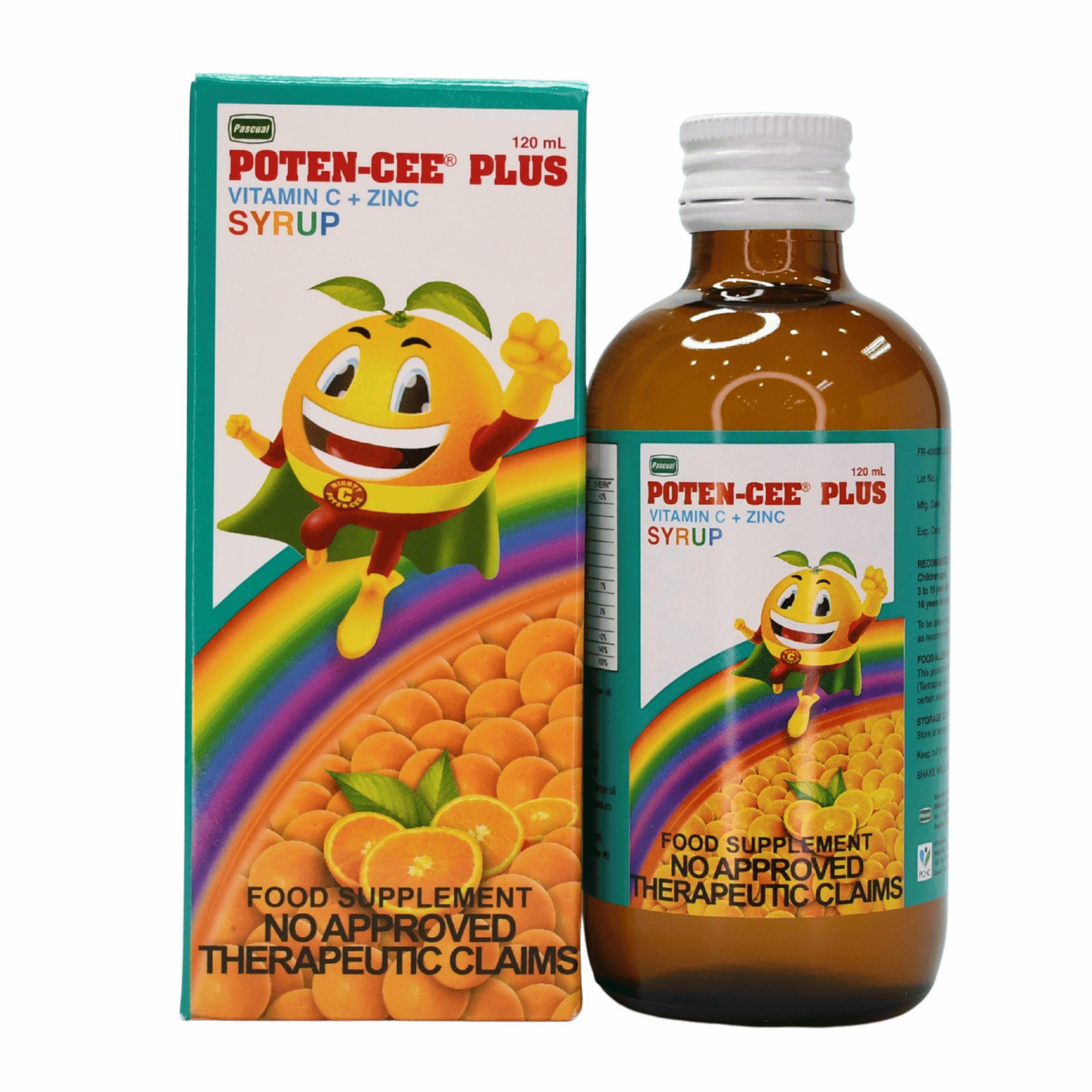 Poten-Cee Ascorbic Acid 100mg/5mL Syrup 120mL