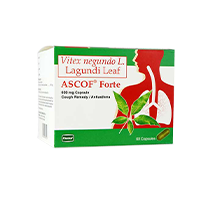 ASCOF Lagundi Forte Capsule (600mg) ASCOF Lagundi Forte Capsule (600mg)