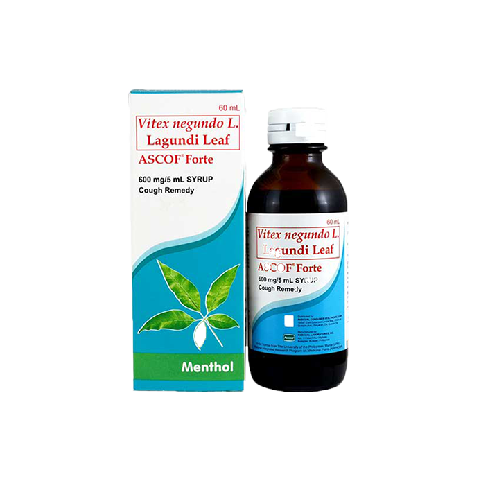 ASCOF Lagundi Forte Syrup Menthol (600mg/5mL) ASCOF Lagundi Forte Syrup Menthol (600mg/5mL)